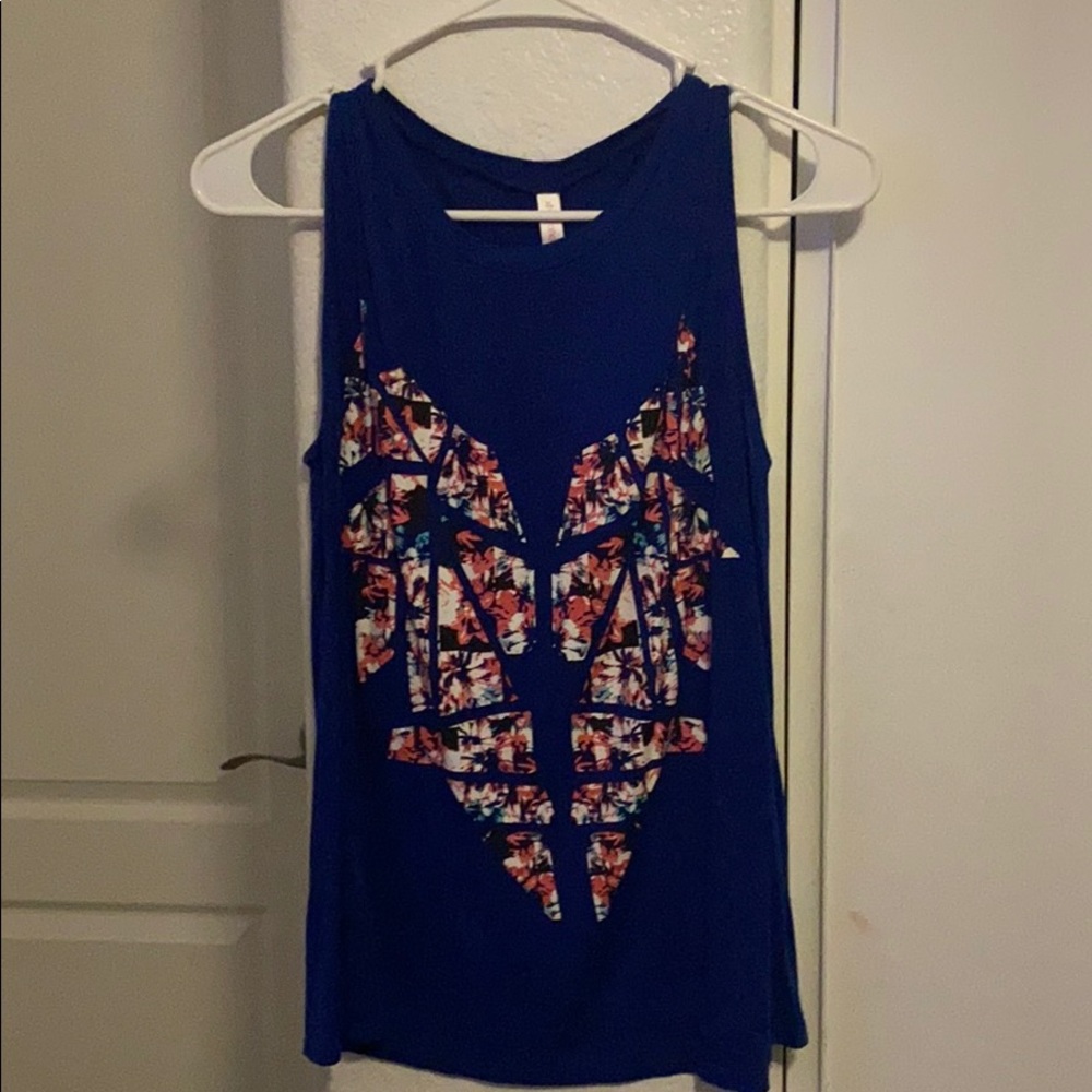 Blue tank top